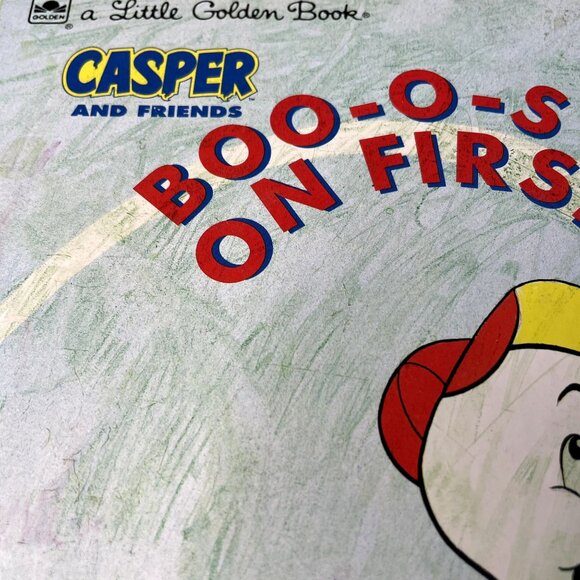 Boo O S On First Casper and Friends Little Golden Book 1992 u Childrens Story Bo - Picture 3 of 8